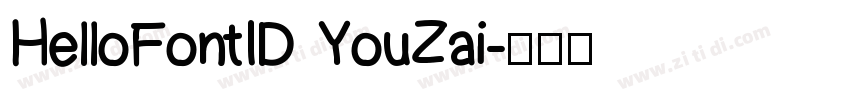 HelloFontID YouZai字体转换